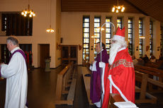 Der heilige Nikolaus in "Heilig Kreuz" Zierenberg